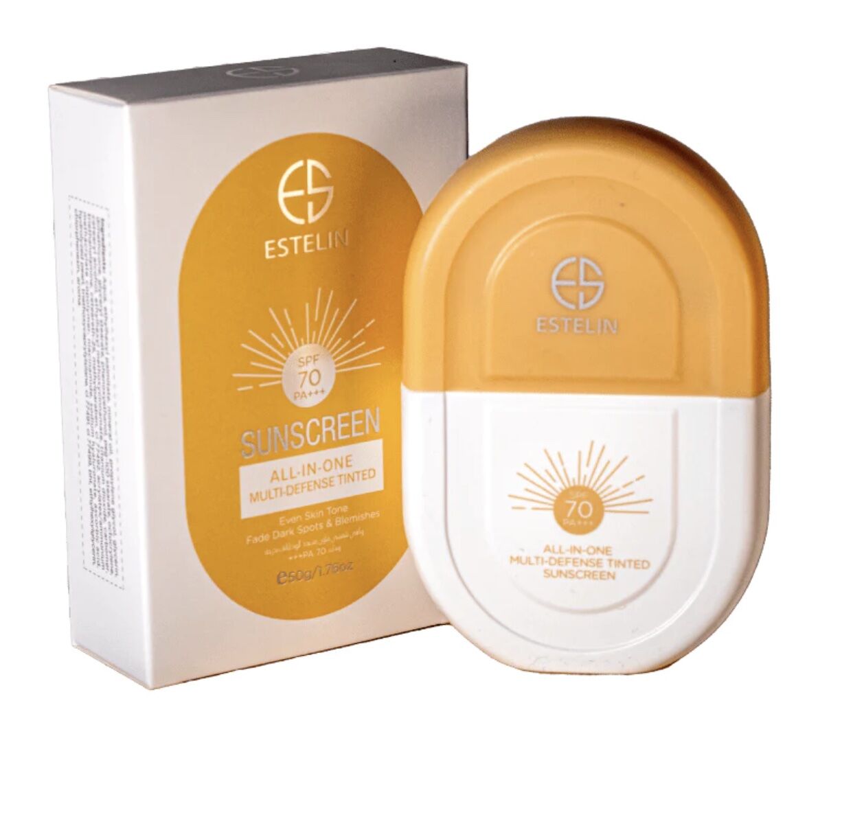 ضدآفتاب رنگی استلین Estelin SPF 70 1 ضدآفتاب رنگی استلین Estelin SPF 70